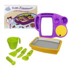 Шеф-кондитер. Набор &quot;Кафе Мороженое&quot; (7 деталей) коробка 26,5х37х6,5 см. арт.Т14362