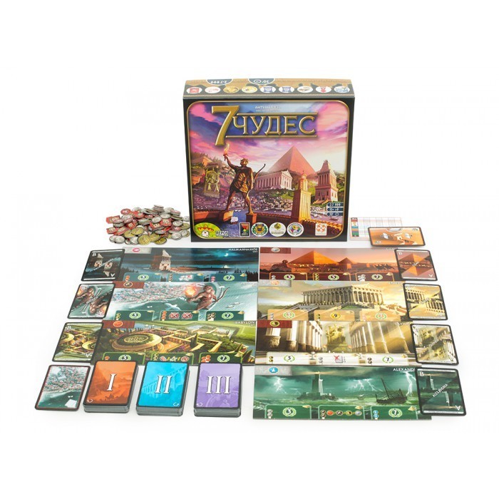 Настольная игра "7 чудес (7 Wonders)" 10+