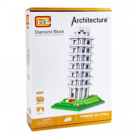 Конструктор LOZ. Серия: Архитектура. Пизанская башня