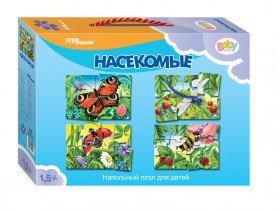 Степ. Напольный пазл &quot;Насекомые&quot; (средний)