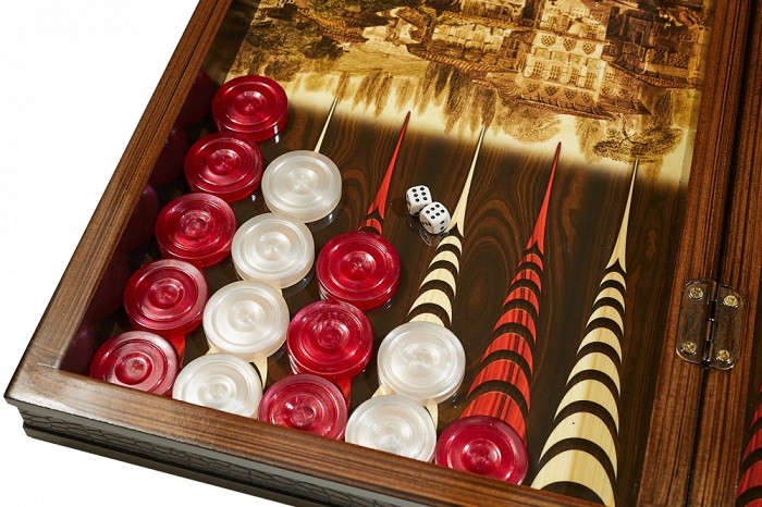 Нарды "Деревня у Реки" 50 см