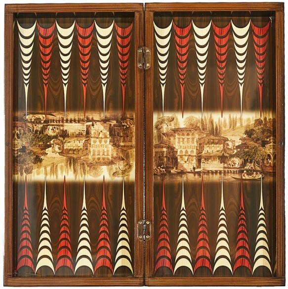 Нарды "Деревня у Реки" 50 см