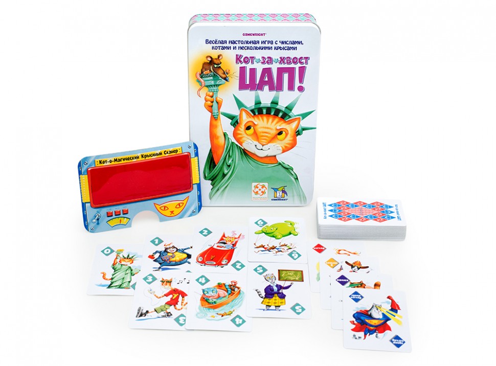 Настольная игра "Кот-за-Хвост Цап! Делюкс"