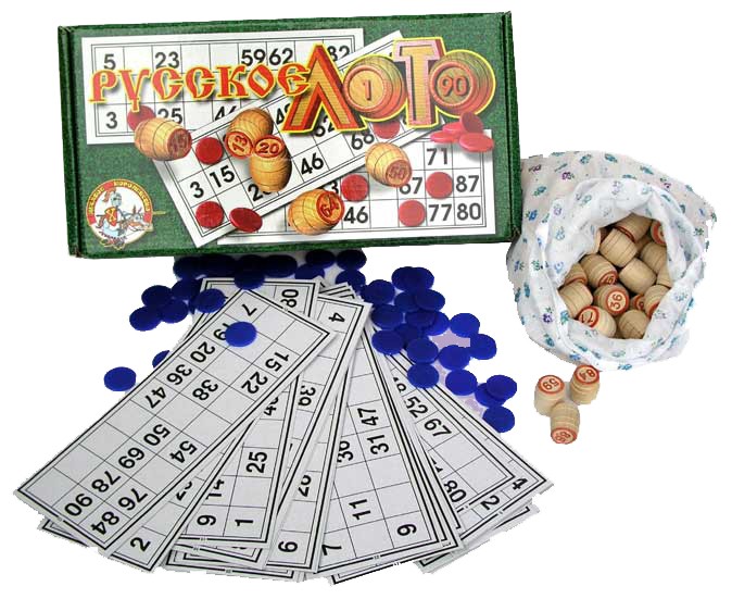 Настольная игра "Лото русское" (ДК) 4+