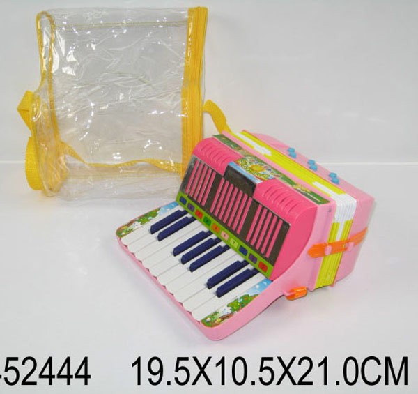 Аккордеон пласт. цвет в ассорт. арт.B452444/2003-A в рюкзаке 20*11*21см