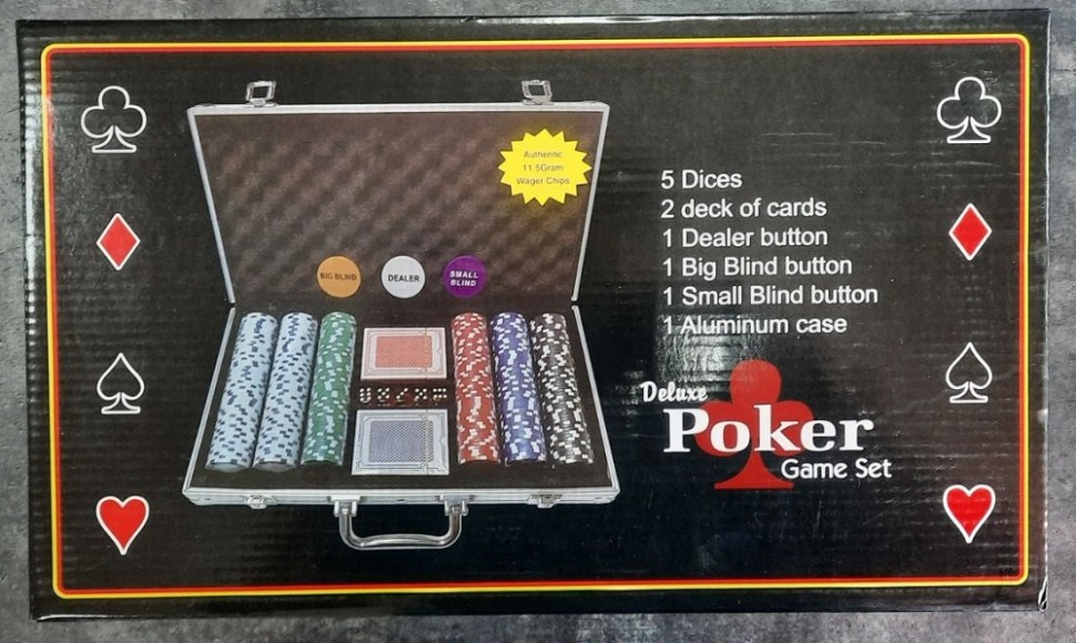 Набор Покер кейс (300 фишек с номиналом 11,5 г)