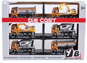 Набор Строительных автомобилей металл. (6 шт)