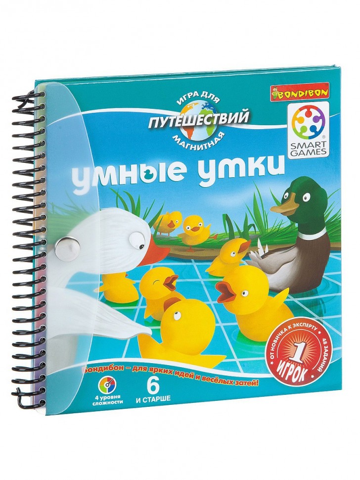 Логическая игра-головоломка магнитная "Умные утки" 6+
