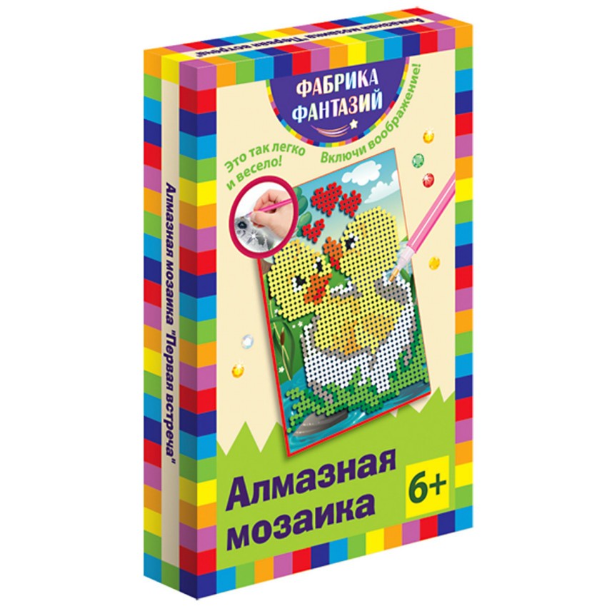 Фабрика Фантазий. 48539 Алмазная мозаика "Первая встреча", размер 10х15 см