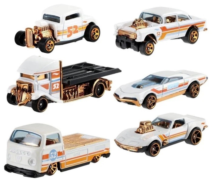 Mattel. "Hot Wheels" Машинки из коллекции "Хром и перламутр"