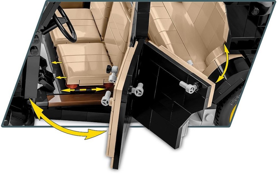 Конструктор коллекционный "Автомобиль Citroen Traction Avant 11CV 1938 E" 2120 дет.