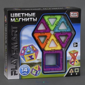 Магнитный конструктор &quot;Цветные магниты&quot; 14 дет.