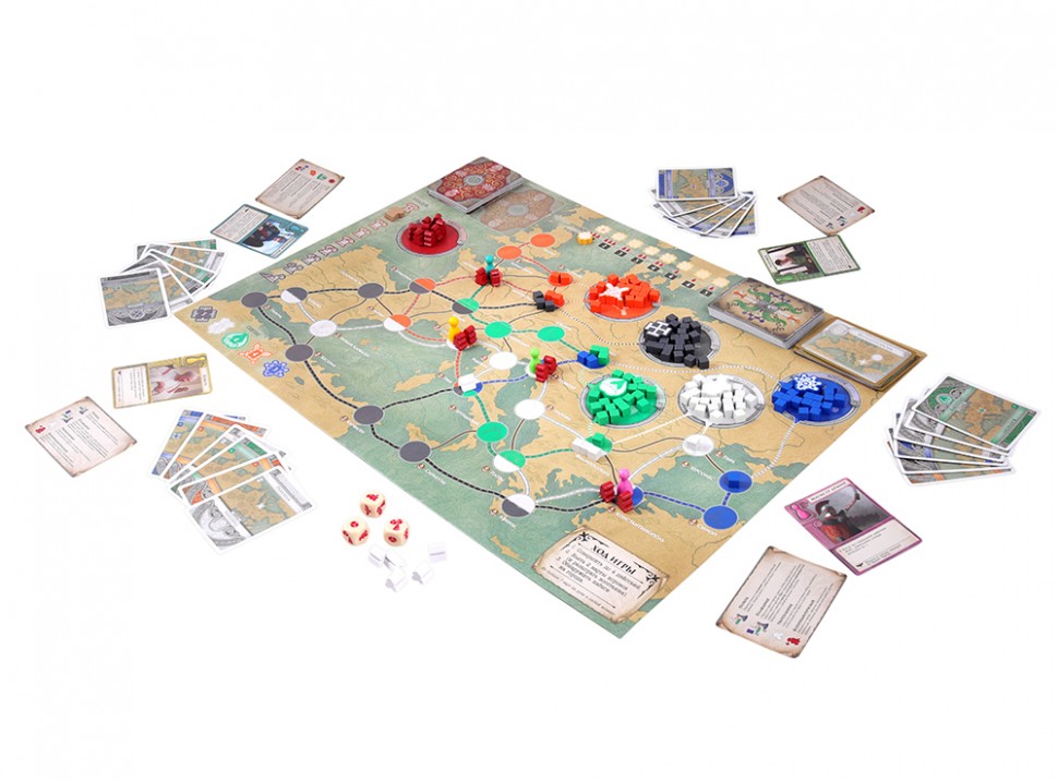 Настольная игра "Пандемия. Падение Рима" 8+