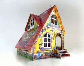 УмБум028 Фазенда (сборный домик с героями)/25*