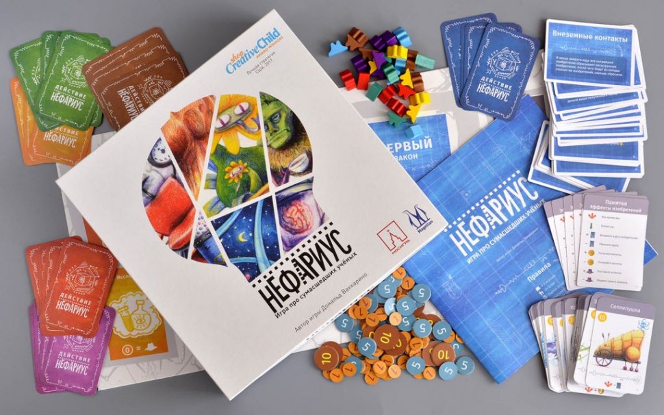 Настольная игра "Нефариус" 10+