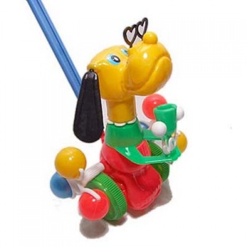 Каталка "Песик со звонком" арт.П-0195 /50