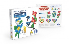 Magneticus.Мозаика &quot;Цветы/Сердечки&quot; 272 эл., 11 цв. арт.ММ-12BL/MM-012 /24