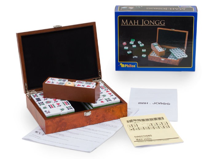 Маджонг в боксе (корневая древесина)