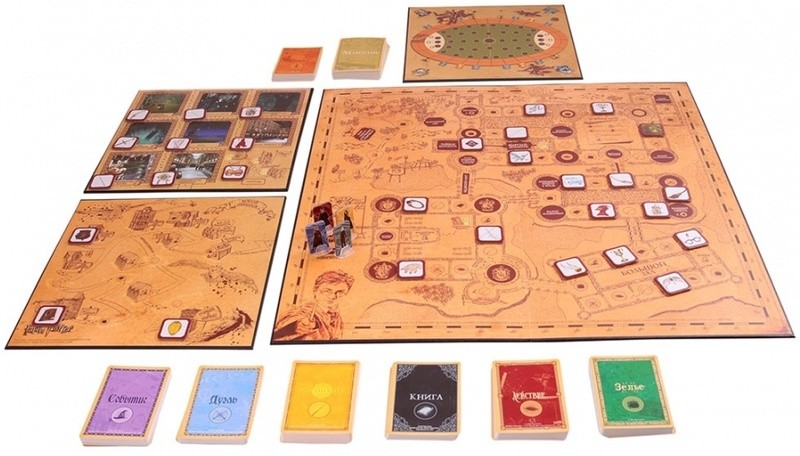 Настольная игра "Гарри Поттер. Год в Хогвартсе" 7+