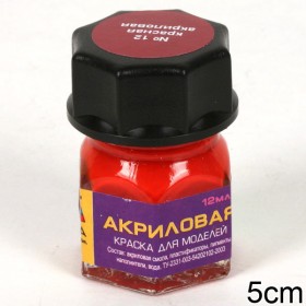 Краска для моделей Акрил-12 (красная)