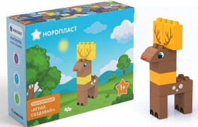 Конструктор &quot;Олень&quot; 8 дет. 1+