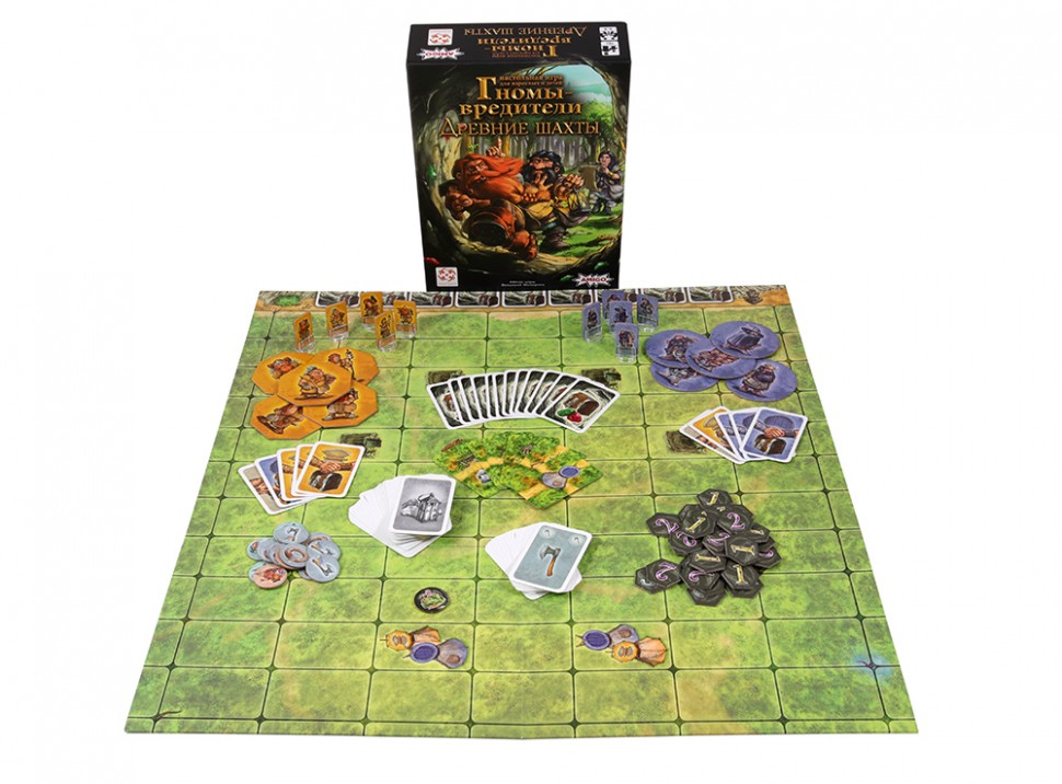 Настольная игра "Гномы-вредители. Древние шахты" 10+