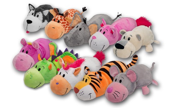 Игрушка-вывернушка 2 в 1 арт.Т10874(10915-10919/12328 и др) плюш в асс-те 12*8*6 см./24