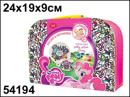 D&M My Little Pony. Набор для росписи чайной пары арт.54194 "Пони"