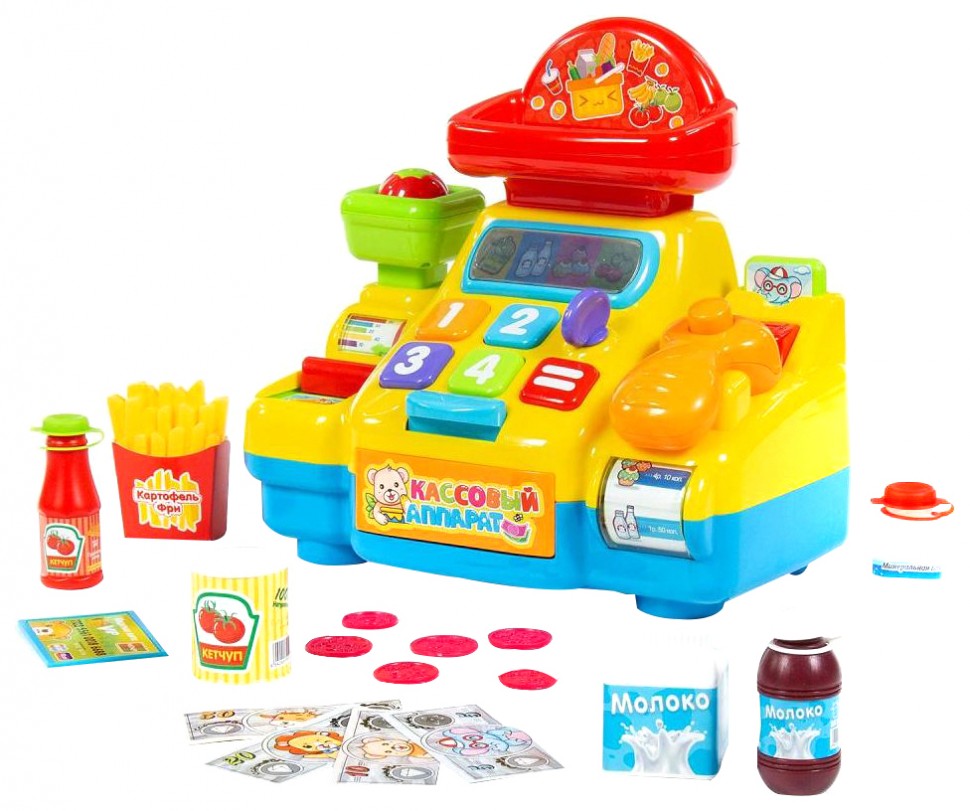 Игрушка развивающая "Кассовый аппарат для супермаркета" (свет, звук) 3+