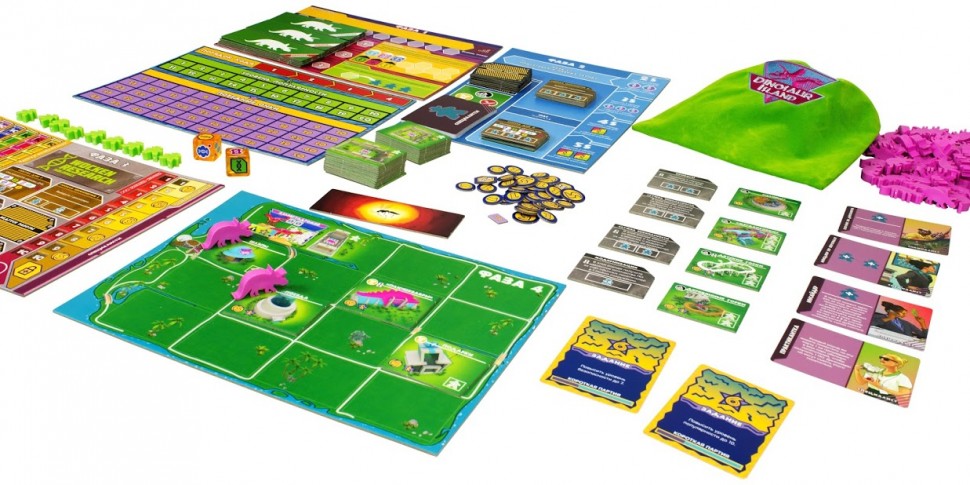 Настольная игра "Остров юрского периода" 8+