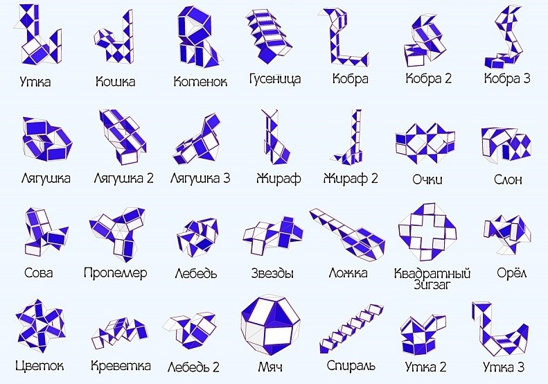 Головоломка "Змейка Рубика" (Rubik's Twist) 5+