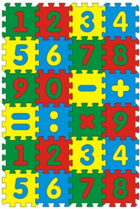 Флексика. 45444 Коврик с цифрами 24 дет. /14