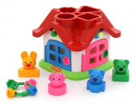 Логический теремок (в сеточке) 2+