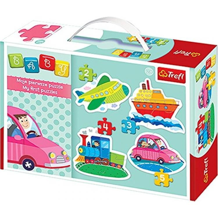 Trefl. Пазл 14 арт.36057 Классические пазлы для малышей - машины