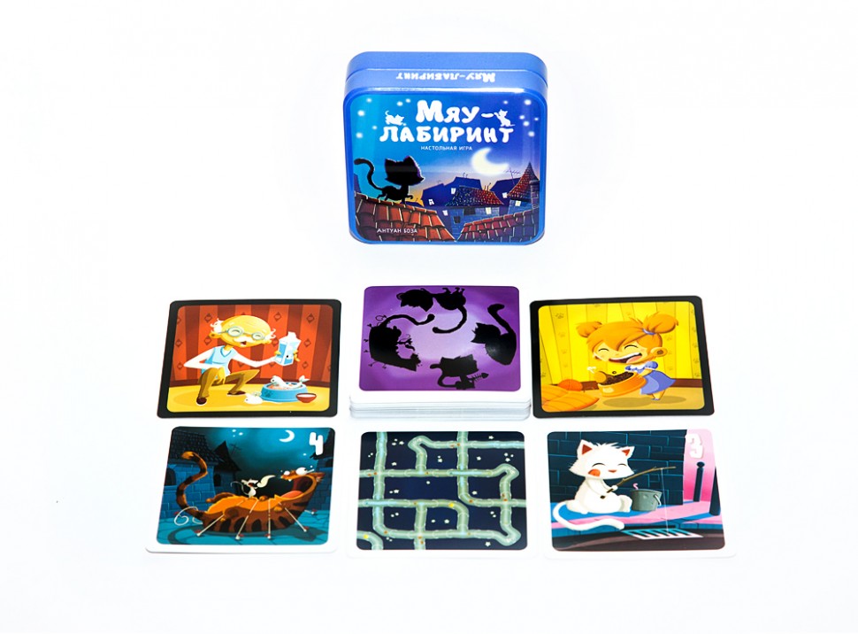 Настольная игра "Мяу-лабиринт" 6+