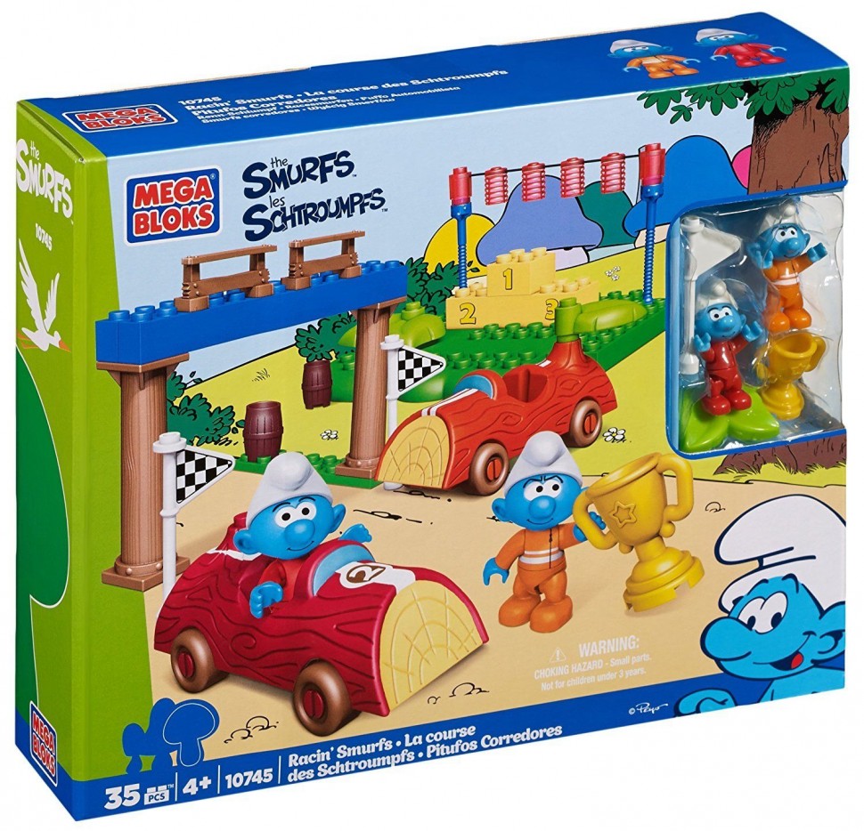 Смурфики.Игрушка для конструирования "Смурфики" арт.10744-10746 Mega bloks