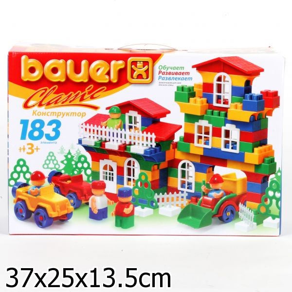 Bauer.198 Конструктор "Классик" 183 дет. (в коробке) /16