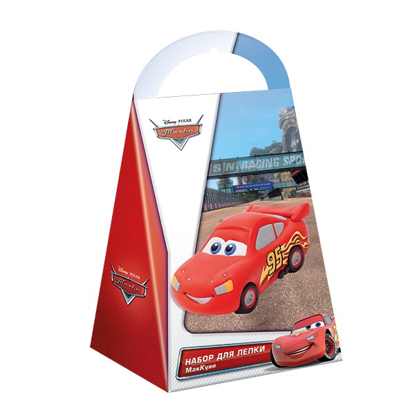 MULTIART. Набор для лепки "Тачки.Сделай фигурку Маккуина" арт.T16-CARS1