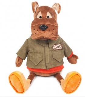 Мягкая игрушка. Бульдог Рокки в куртке 23 см. арт.МТ-111614-23